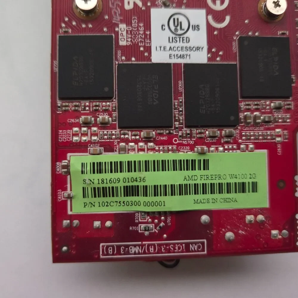 AMD FirePro W4100 2GB GDDR5 Professional Graphics Card